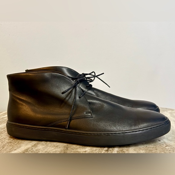 TOD’S Desert US 13.5 Back Leather Italy Ankle Chukka Boots